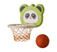 QSTDGVPW Canestro da Basket per Bambini, Giocattoli per Ragazzi e Ragazze, Leggero, con Ventosa Resistente, da Montare a Parete, Pieghevole, Gioco di Lancio, Verde