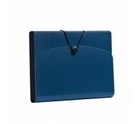 QSTDGVPW Cartella Espandibile Cartella Documenti Organizer Archivio Porta Documenti Portadocumenti PP Resistente All’usura con 13 Tasche E Linguette Indice, Blu Navy, 13 Griglie