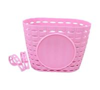 QSTDGVPW Cestino per Bambini, Cestino Portaoggetti per Manubrio, Contenitore, Rimovibile, Sostituisce La Borsa Portaoggetti per Ragazze E Ciclismo, Rosa
