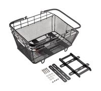 QSTDGVPW Cestino Portaoggetti Universale per La Parte Posteriore del Veicolo, 45 X 32,5 X 20 Cm, per Viaggi, Spostamenti Quotidiani E attività All'aperto, Metallo