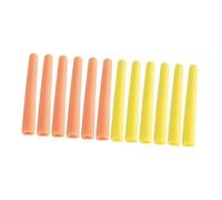 QSTDGVPW Confezione da 12 Manicotti in Schiuma per di Recinzione del Trampolino, 6 Arancione 6 Giallo