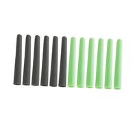 QSTDGVPW Confezione da 12 Manicotti in Schiuma per di Recinzione del Trampolino, 6 Verde 6 Nero