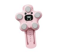 QSTDGVPW Contatore Salto Bambini Tester Verticale con Voce Elettronica Regolabile Materiali PP Sviluppo Coordinazione Adatto per Gioco Sportivo Casa, Rosa
