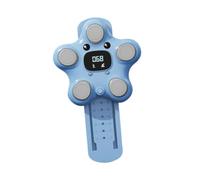 QSTDGVPW Contatore Salto Bambini Tester Verticale con Voce Elettronica Regolabile Materiali PP Sviluppo Coordinazione Adatto per Gioco Sportivo Casa, Blu