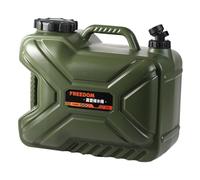 QSTDGVPW Contenitore per L'acqua da Campeggio, Regalo in PE, Grande capacità, Multifunzionale, Accessorio Verde per Picnic, Viaggi, Escursionismo, Zaino in, 18 L