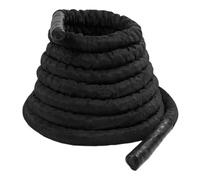 QSTDGVPW Corda da Battaglia Lunga 2,8 M per Allenamento Indoor E Outdoor, Allenamento Professionale, Sviluppo Muscolare, Corda per Fitness sulle Braccia, 38mm Nero