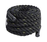 QSTDGVPW Corda per Allenamento da Battaglia: Lunga 9,18 Piedi/9,8 Piedi, Larga 0,98 Pollici, 25 mm x 3 m Giallo