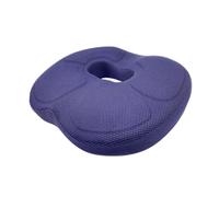 QSTDGVPW Cuscino per Sedile in Memory Foam a Lunga Durata, di Supporto, Lavabile, di Grandi Dimensioni, Ideale per La Guida Ergonomica, Lo I Viaggi, Blu Scuro