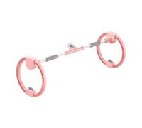 QSTDGVPW Cyclette con Pesi per Adulti, Silenziosa, con Funzionamento a Manovella, Ideale per I Viaggi, per Aumentare La Resistenza, Rosa
