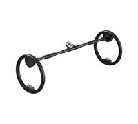 QSTDGVPW Cyclette con Pesi per Adulti, Silenziosa, con Funzionamento a Manovella, Ideale per I Viaggi, per Aumentare La Resistenza, Nero