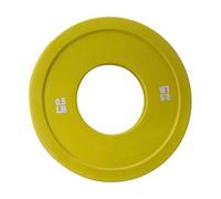 QSTDGVPW Disco di Peso Breaking, Piccolo Disco Rimovibile, Portatile, Micro-Caricamento, Attaccabile, Accessorio da Palestra, Peso di Allenamento per Esercizi, Giallo 0.5 Lb, 12 Cm X 12 Cm X 1.15