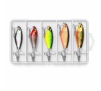 QSTDGVPW Esca a per Pesca Esca Propeller Artificiale Esca Galleggiante Lure con Attrazione Superficie Copertura Distanti Duraturo Ami Robusti Adatta a Casting Predatori Bass Perch