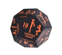 QSTDGVPW Exercise Dice Versatile con 12 Superfici per Allenamento Corpo Libero Gioco Fitness per Cardio Stretching E Adatto a Adulti Principi, Orangina