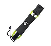 QSTDGVPW Leash per Tavola da Surf, Leash per Surf, Leash Dritto per Stand-up Paddleboard, Leash per Caviglia con Corda Imbottita per Piedi E Gambe da Surf, Verde, 6 Piedi