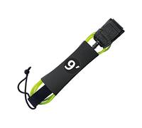 QSTDGVPW Leash per Tavola da Surf, Leash per Surf, Leash Dritto per Stand-up Paddleboard, Leash per Caviglia con Corda Imbottita per Piedi E Gambe da Surf, Verde, 9 Piedi