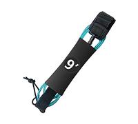 QSTDGVPW Leash per Tavola da Surf, Leash per Surf, Leash Dritto per Stand-up Paddleboard, Leash per Caviglia con Corda Imbottita per Piedi E Gambe da Surf, Blu, 9 Piedi