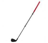 QSTDGVPW Mazza da Allenamento Golf Regolabile Bastone da Pratica Telescopico Attrezzo per Esercitare Controllo Impatto Struttura in Alluminio Leggera Adatta a Pratiche in Casa E Sul Campo, Rosso