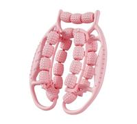 QSTDGVPW Minteccetta a Gamba Circolare, Strumento di Massaggio, Multifunzione Della Luce, Forniture, Rullo Muscolare Sostenuto a Mano, Rullo per, Rosa