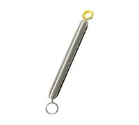 QSTDGVPW Molla di Ricambio per Molla per Pilates, Accessori per Esercizi Pesanti, Gancio per, Pilates, Parti del Letto per Pilates, Giallo2.2x24.7x472mm
