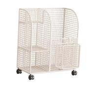 QSTDGVPW Organizer per Tappetini, Portaoggetti, Porta Manubri, Portaoggetti per Palestra di Casa, Bianco