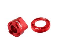 QSTDGVPW Parti dello Strumento di Rimozione del Cappuccio del Braccio della Manovella, Estrattore della Manovella in Lega di Alluminio Ad Alta Durezza, Strumen, Rosso, 2 Pezzi