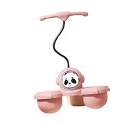 QSTDGVPW Pogo Ball con Maniglia per Bambini, Comprensivo di Pompa, Trampolino E Pogo Stick per Sport, Esercizi di Equilibrio E Molto Altro, Rosa