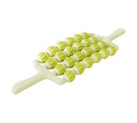QSTDGVPW Rullo Massaggiante, Massaggiatore Fasciale, Massaggiatore Flessibile per Mani E Polpacci, per Gambe, Cellulite, Atleti, Corridori, Verde 4 File