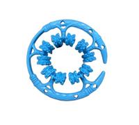 QSTDGVPW Rullo Muscolare Portatile, Pinza Circolare per Gambe, Attrezzatura per Bodybuilding, Massaggio Manuale, Strumento per Massaggio di Glutei E Gambe, Blu