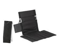 QSTDGVPW Sedia da Stadio con Borsa per Il Trasporto, Cuscino Multiuso per Tribuna, Sedia per Tribuna per Pesca, Viaggi, Concerti E, Nero