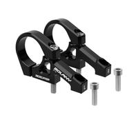 QSTDGVPW Set di Attacco Manubrio di Ricambio per Mountain Bike per Sport con Morsetto da 31,8 Mm, Nero