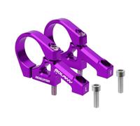 QSTDGVPW Set di Attacco Manubrio di Ricambio per Mountain Bike per Sport con Morsetto da 31,8 Mm, Viola