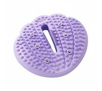 QSTDGVPW Silicone Foot Massager Pad Massaggio Piedi Stepper Agopressione Cuscino Pneumatico Dischi Terapeutici Base Pvc Antiscivolo Adatto a Scrivania in Piedi Allenamento Relax, Viola