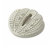 QSTDGVPW Silicone Foot Massager Pad Massaggio Piedi Stepper Agopressione Cuscino Pneumatico Dischi Terapeutici Base Pvc Antiscivolo Adatto a Scrivania in Piedi Allenamento Relax, Bianco