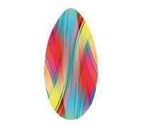QSTDGVPW Skimboard Acquatico da 35 Pollici, Tavola con Corpo in Legno Adatta a Tutti Utenti, Style D