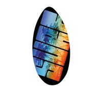 QSTDGVPW Skimboard, Tavola da Surf Acquatico, Massima Resistenza per Il Spiaggia, Skimboard, Bodyboard per Adolescenti E Tutti Adulti Che Praticano, 30 Pollici