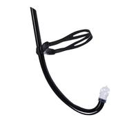 QSTDGVPW Snorkel con Guarnizione a Secco, Versatile, Portatile E Confortevole, con Boccaglio Leggero per La Zona Piscina, Nero