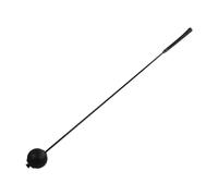 QSTDGVPW Strumento di Supporto per L'allenamento dello Swing nel Golf per Principianti, da Utilizzare in Interni Ed Esterni, per Migliorare L'equilibri, Nero, 1,15 m