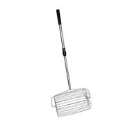 QSTDGVPW Strumento per La Raccolta di Palline da Tennis, Lunghezza Regolabile, Cestino Mobile, Pratico Accessorio per Esercizi in Campo, Grande