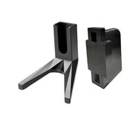 QSTDGVPW Supporto Pedale Bicicletta Stand Porta Bici Cavalletto Robusto Materiale PP Struttura Antiscivolo per Parcheggio Esterno Negozio Viaggiatori, Nero
