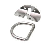 QSTDGVPW Supporto per Bombola Laterale per Immersioni, Accessorio per Immersioni, Piastra Posteriore, Clip, Morsetto, Parti, Staffa per Sedile Fisso, 1in Opening Loop