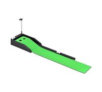 QSTDGVPW Tappetino da Putting per Golf con Ritorno della Pallina, Antiscivolo, Pratico E Portatile, Ideale per La Pratica del Golf, per Principianti E Dilettan