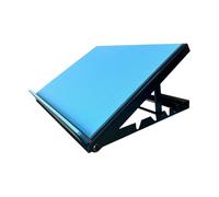 QSTDGVPW Tavola Inclinata Portatile per Lo Stretching dei Piedi, Design Regolabile con Sei Livelli di Inclinazione, Blu