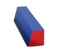QSTDGVPW Trave di Equilibrio per Ginnastica per Bambini, Attrezzatura per La Casa, Trave Antiscivolo per Allenamento Sensoriale, Abilità Motorie, Agilità, Raga, Blu Rosso