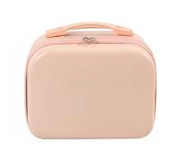 QSTDGVPW Valigetta Cosmetica Organizer Porta Trucchi Borsetta Pc Struttura Leggera Compatta con Manico Ergonomico per Viaggi Affari Casa Adatta per Regalo Decorazione, Rosa, Rosa, 14 Pollici