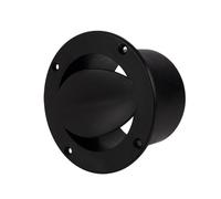 QSTDGVPW Ventilatore per Presa D'Aria per Serbatoio Del Vivo di Ossigenazione E Ricambio Marino in Nylon Resistente Al Sale Adatto per Bass Boat, Nero
