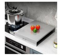 QSTGX Copertura Per Fornello A Gas 5 Fuochi Copri Fornello Struttura in acciaio inossidabile Per piano di lavoro, lavello, camper ed elettrico(A-1.5mm,50x80x9cm)