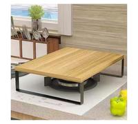 QSTGX Copri Fornelli Cucina 2 Fuochi Gas Copri Fornelli 30x40x9,6 cm Per piano di lavoro, lavello, camper e elettrico Flessibile e mobile(B)