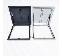 QSTGX Lucernario Da Tetto Botola, Finestre Per Di Casa Porta Di Accesso Alla Soffitta Per Soffitte, Vie Fuga, Pozzi Ispezione(White,65x65-76x76 cm)