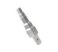 Qsvbeeqj 1/2 "3/8 Drive Universalmente Pagoda Testa Adattatore Giunti 5 Passi Radiatori a gradini Spud Chiave Adattatore Capicorda Riparazione Radiatori Spud Chiave Valvole