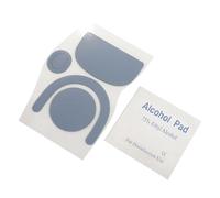 Qsvbeeqj 1 set di piedini per mouse di ricambio con bordi curvi per GPROX Superlight con 2 piedini del mouse
